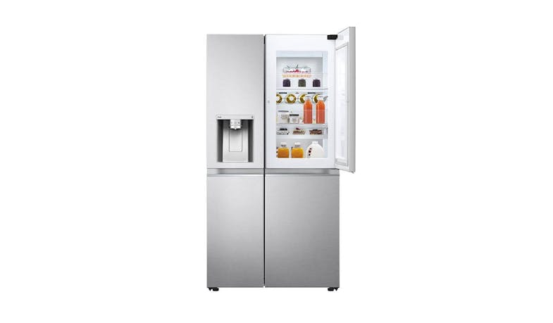 LG 598L Side-by-Side Refrigerator with Inverter Linear Compressor - Metal Sorbet (GS-J5982MS) (IMG 4)