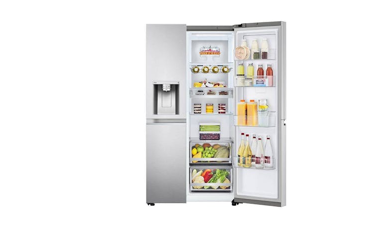 LG 598L Side-by-Side Refrigerator with Inverter Linear Compressor - Metal Sorbet (GS-J5982MS) (IMG 5)