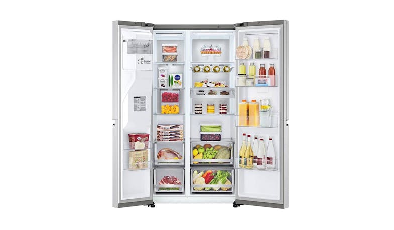 LG 598L Side-by-Side Refrigerator with Inverter Linear Compressor - Metal Sorbet (GS-J5982MS) (IMG 6)
