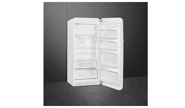 Smeg 50s Style 270L Right Hand Hinge Fridge with Icebox Refrigerator FAB28RWH5UK - White