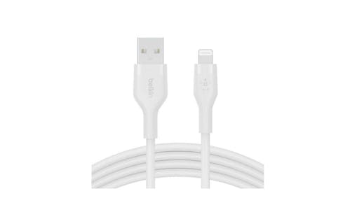 Belkin USB-A to Lightning 1m Cable CAA008BT1MWH - White