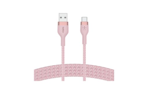 Belkin USB-A to USB-C Cable - Pink (1m)