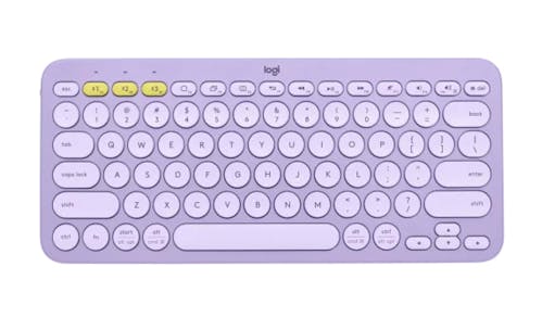 Logitech K380 Multi-Device Keyboard - Lavender Lemon