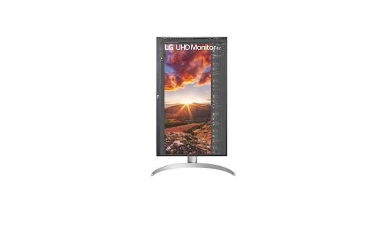 LG 27-Inch 4K UHD Monitor 27UP850-W - Side View