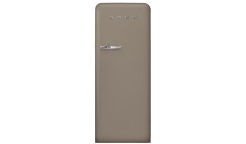 Smeg 270L 50's Style 1-Door Free Standing Refrigerator - Taupe (FAB28RDTP5)