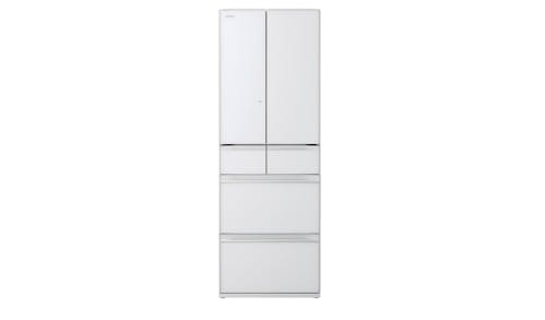 Hitachi 475L 6 Doors Refrigerator - Crystal White (R-HW620RS-XW)