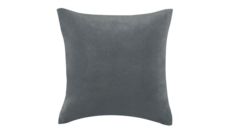 Aria Velvet Cushion - 55x55cm - Grey Aria Velvet Cushion - 55x55cm - Grey