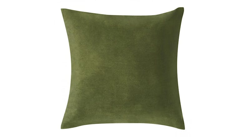Aria Velvet Cushion - 55x55cm - Olive Aria Velvet Cushion - 55x55cm - Olive