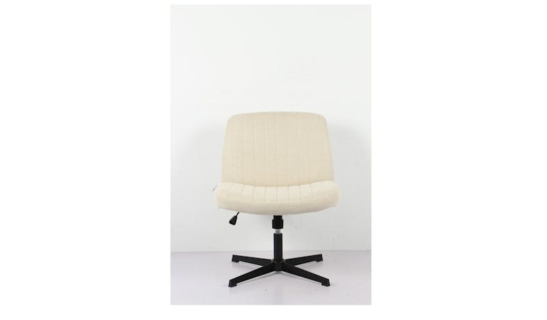 TAYLOR Easy Clean Fabric Desk Chair in Cream TAYLOR Easy Clean Fabric Desk Chair in Cream