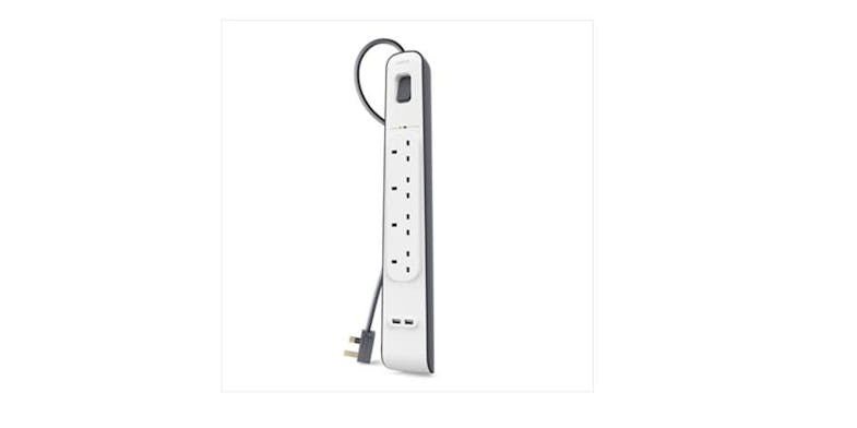 Belkin BSV401SA2M 4 Way Surge Protector with 2 USB Ports Belkin BSV401SA2M 4 Way Surge Protector with 2 USB Ports
