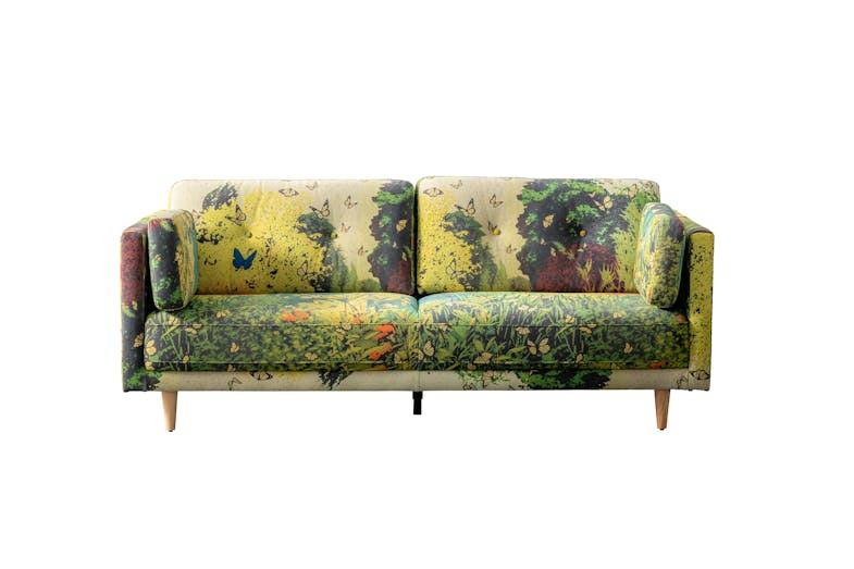 WILLOW 3-Seater Fabric Sofa - The Promised Garden II WILLOW 3-Seater Fabric Sofa - The Promised Garden II