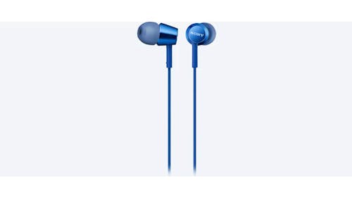 Sony MDR-EX155AP Earphones - Blue