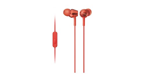 Sony MDR-EX255AP Earphones - Red