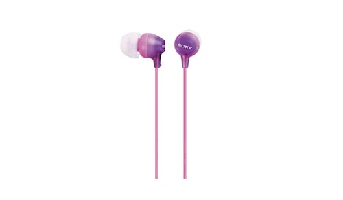 Sony MDR-EX15LP Earphones - Violet