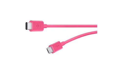 Belkin 2.0 USB-C to Micro USB Charge Cable - Pink 01