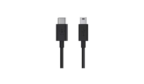 Belkin  2.0 USB-C to Mini-B Charge Cable-Black 01