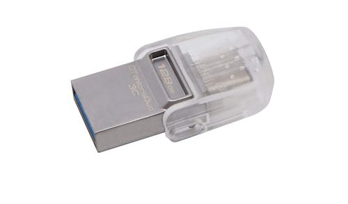 Kingston Data Traveler 128GB Micro USB 3C Flash Drive - Grey_01