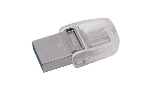 Kingston Data Traveler 32GB Micro USB 3C Flash Drive - Grey_01