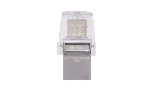 Kingston Data Traveler 64GB Micro USB 3C Flash Drive - Grey_47