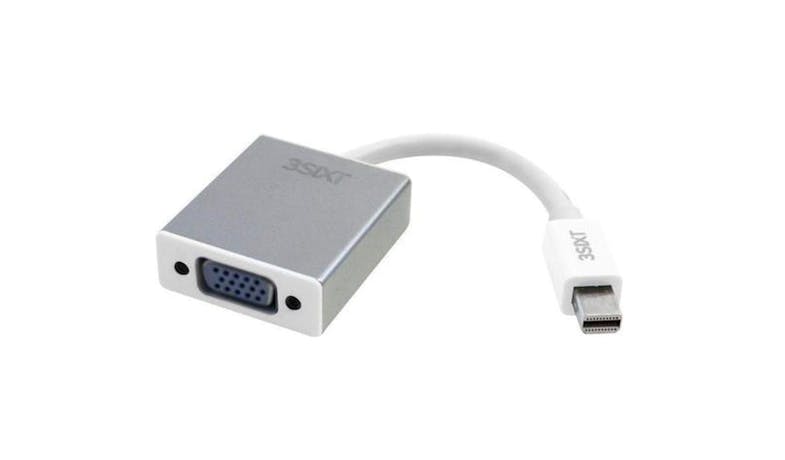 3SIXT 3S-0285 Mini Dispaly Port To VGA Adapter - White-01 3SIXT 3S-0285 Mini Dispaly Port To VGA Adapter - White-01