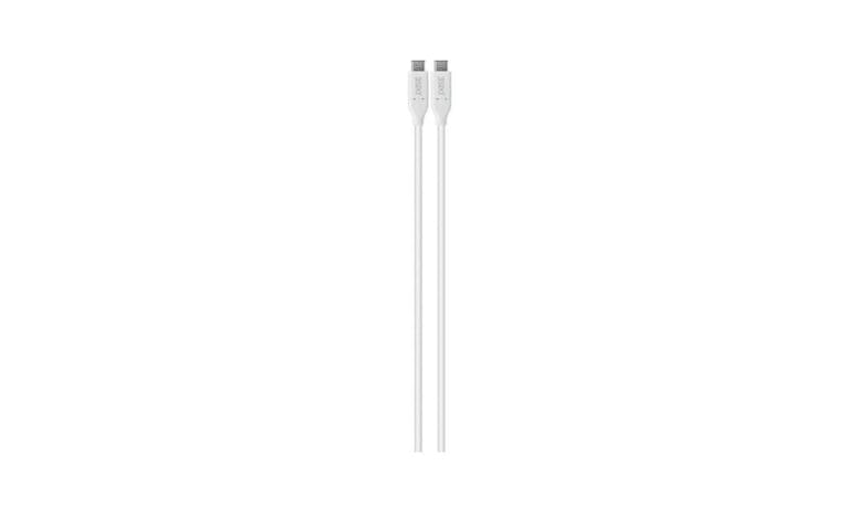 3SIXT 3S-0485 USB Type C 3.1 to USB-C Cable - White 3SIXT 3S-0485 USB Type C 3.1 to USB-C Cable - White