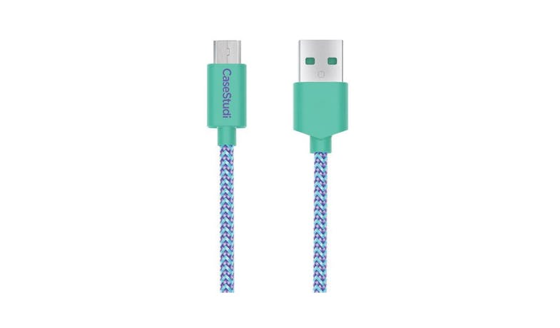 Casestudi 1M Micro USB Cable - Ballistic Green 01 Casestudi 1M Micro USB Cable - Ballistic Green 01