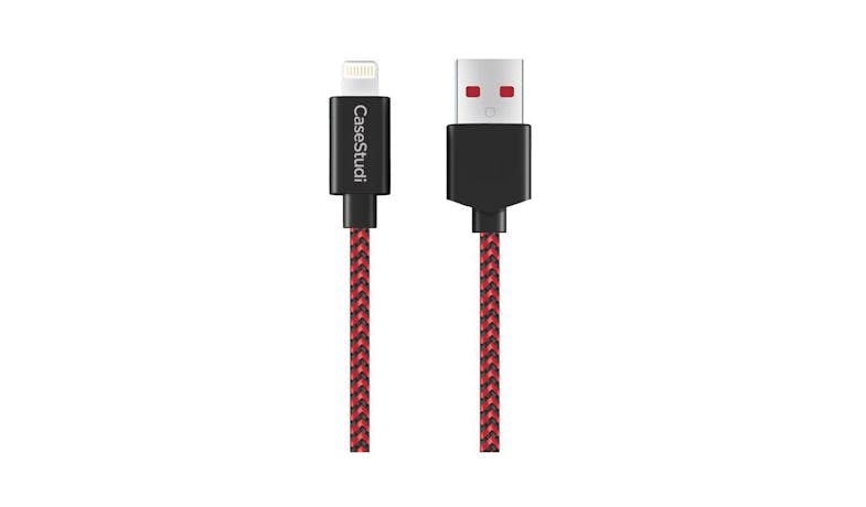 Casestudi 1M Lightning Cable - Ballistic Black Casestudi 1M Lightning Cable - Ballistic Black