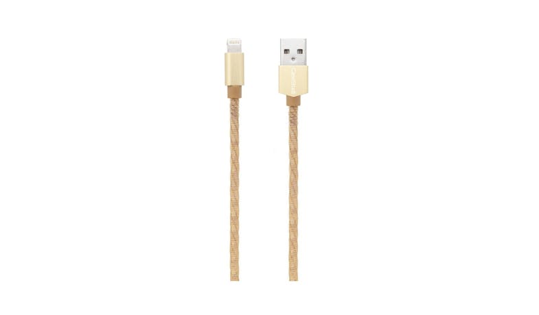 Casestudi 1m Lightning Cable  - Combat Gold Casestudi 1m Lightning Cable  - Combat Gold