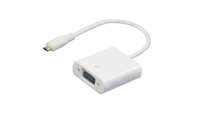 Vitar VGA11 Micro HDMI to VGA Converter - White-01 Vitar VGA11 Micro HDMI to VGA Converter - White-01