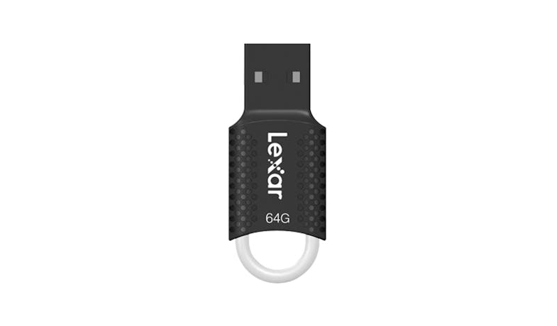 Lexar JumpDrive V40 2.0 USB 64GB Flash Drive - Black-01 Lexar JumpDrive V40 2.0 USB 64GB Flash Drive - Black-01
