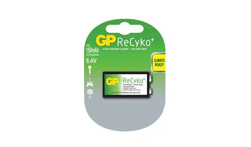 GP ReCyko+ 9V Rechargeable Battery - 01