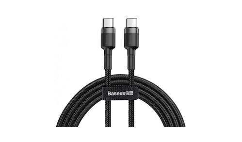 Baseus Cafule Type-C 3A PD 2.0 Flash Charging Cable - Black/Grey-01