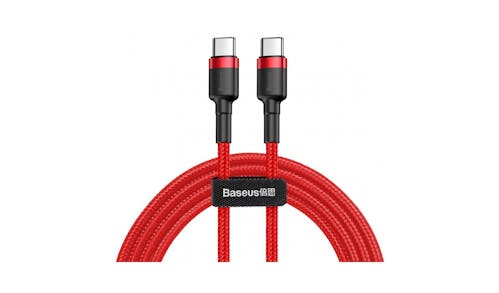 Baseus Type-C 3A PD 2.0 Flash Charging Cable - Red-01