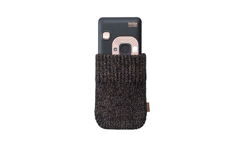 Fujifilm Instax Mini Knit Cover - Black-01