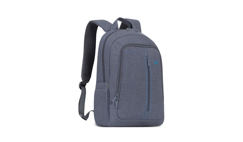 Rivacase 075602 15.6" Laptop Canvas Backpack  - Grey-01