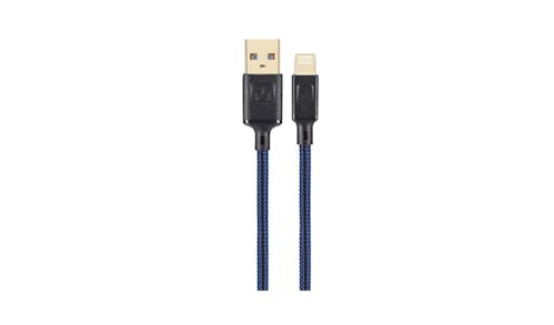 Fonemax USB Ultra Toughness MFI Lightning 1.2m Cable - Blue_01