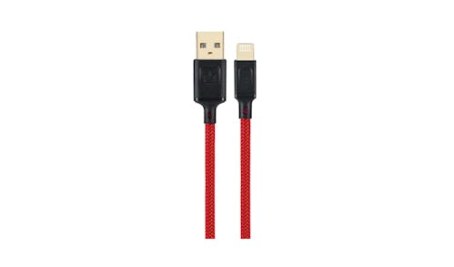 Fonemax USB Ultra Toughness MFI Lightning 1.2m Cable - Red_01