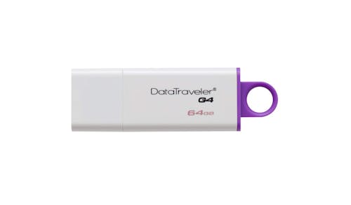 Kingston DTIG4 64GB Data Traveler 3.0 USB Flash Drive - Violet_01