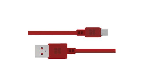 Promate MicroCord-1 Super-Durable Data & Charge USB-A to Micro-USB Cable - Maroon