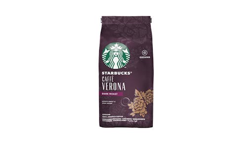 Starbucks Caffe Verona Dark Roast Ground Coffee (Front)