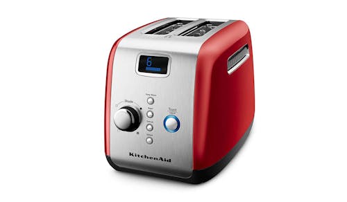 KitchenAid 1100W 2 Slot Automatic Pop Up Toaster - Empire Red (IMG 1)
