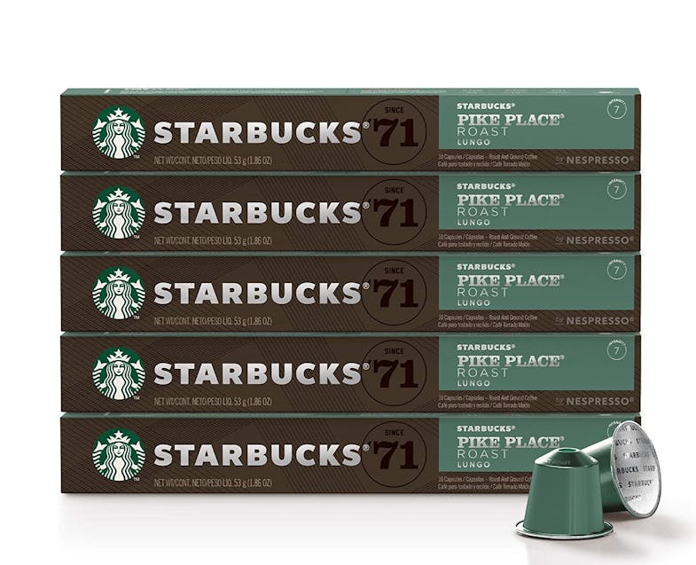 Nespresso Starbucks Pike Place Roast Lungo Coffee Capsule (10 Capsules) Nespresso Starbucks Pike Place Roast Lungo Coffee Capsule (10 Capsules)