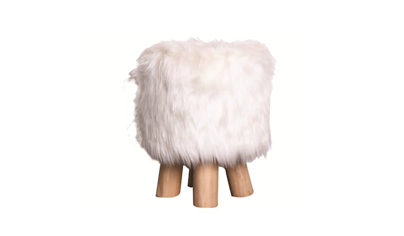 Polar Furby Stool - White Polar Furby Stool - White