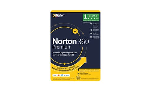 Norton 360 Premium Anti-Virus Add On (1Y1U)