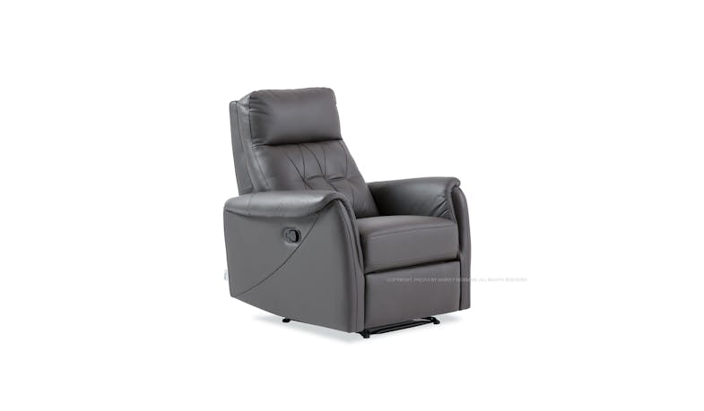 Osella Full Leather Manual Recliner - Dark Brown Osella Full Leather Manual Recliner - Dark Brown