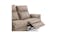 Gornda Full Leather 2 Seater Manual Recliner - Light Khaki Gornda Full Leather 2 Seater Manual Recliner - Light Khaki