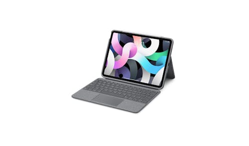 Logitech Folio Touch Backlit Keyboard Case with Trackpad for iPad Air (4th Gen) - IMG 1