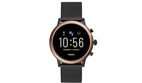 FOSSIL FTW6036 GEN 5 HR Smart Watch - Gold Black Silicon (IMG 1)