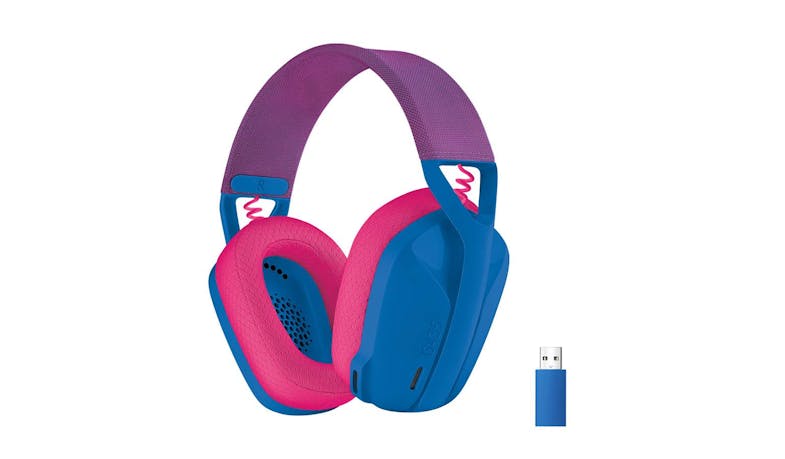 Logitech G435 Lightspeed Wireless Gaming Headset - Blue/Raspberry Logitech G435 Lightspeed Wireless Gaming Headset - Blue/Raspberry