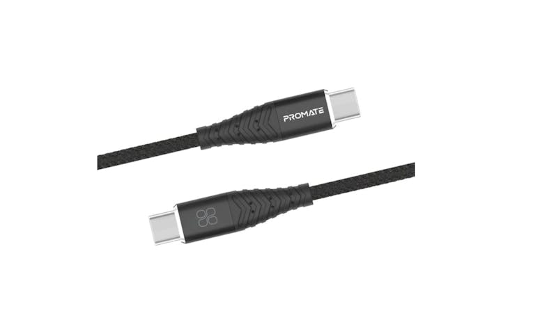 Promate Highly Tensile Fabric Braided USB-C Cable cCord-2C Promate Highly Tensile Fabric Braided USB-C Cable cCord-2C